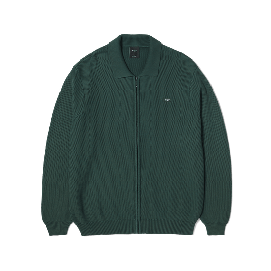 huf Anton Zip Overdyed Sweater foto 1