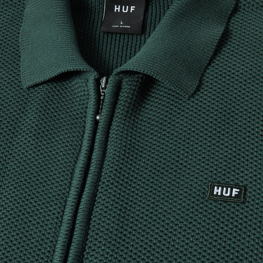 huf Anton Zip Overdyed Sweater foto 3