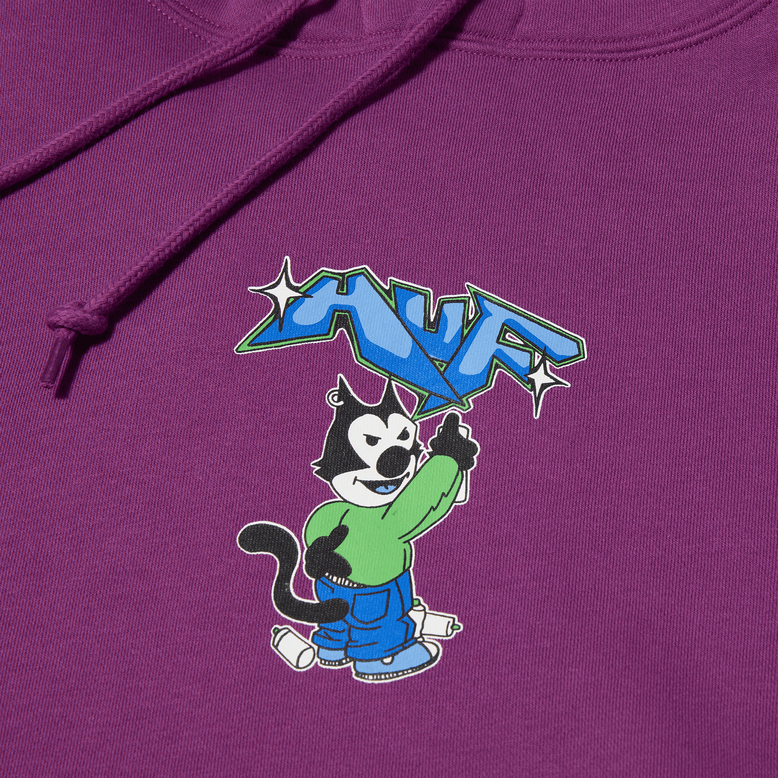 huf felpe BAD CAT P O HOODIE