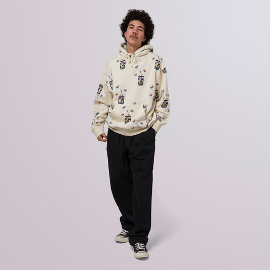 huf CANNED P/O HOODIE - OFF WHITE foto 4