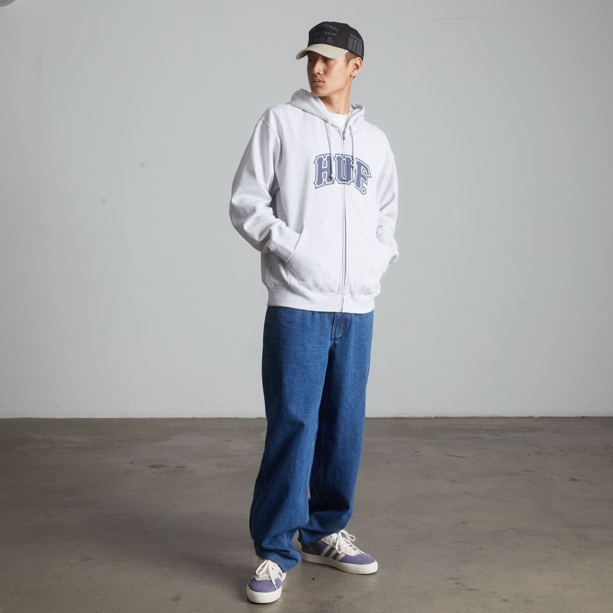 huf felpe Classic Arch Fz Hoodie