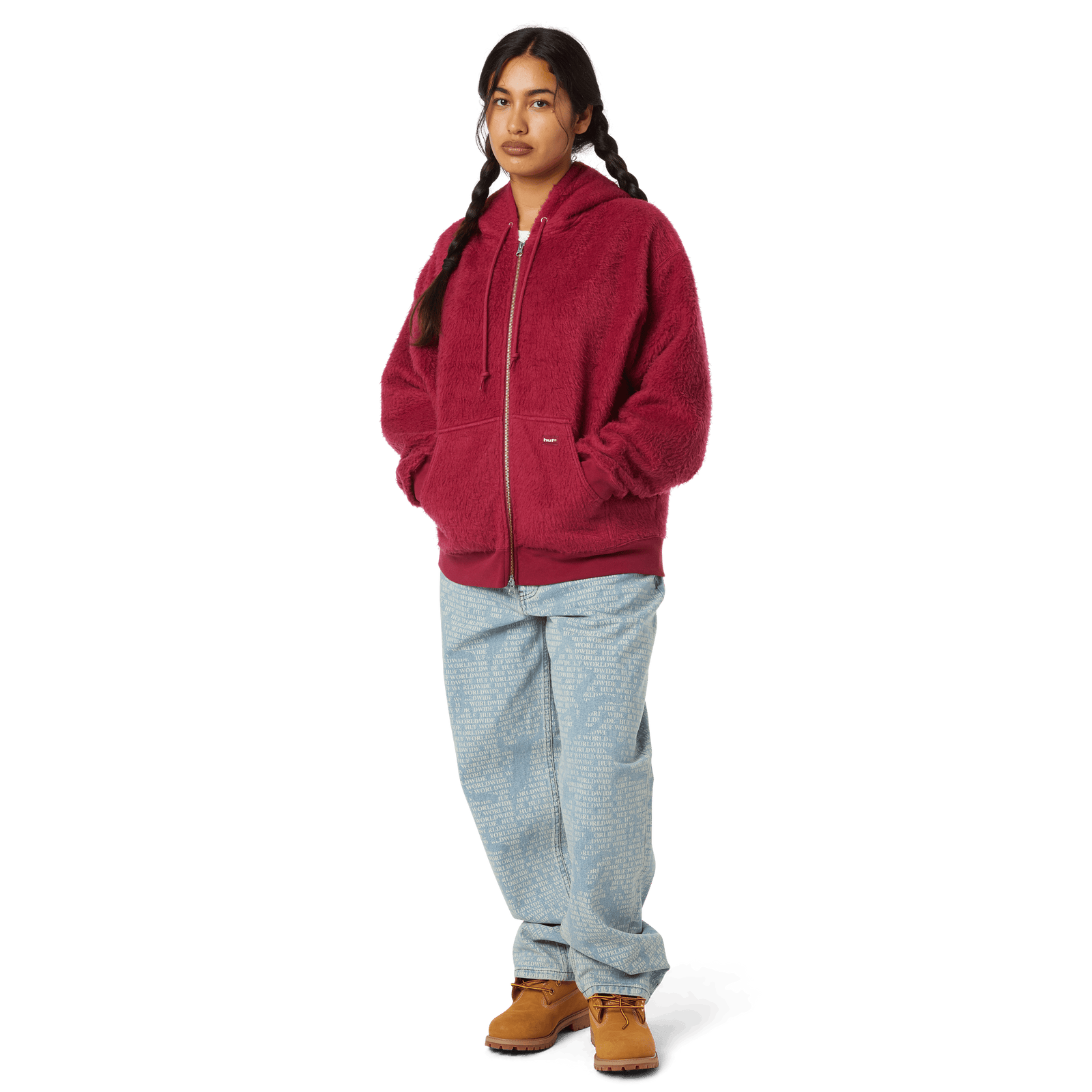 huf felpe Corso Heavyweight F Z Hoodie