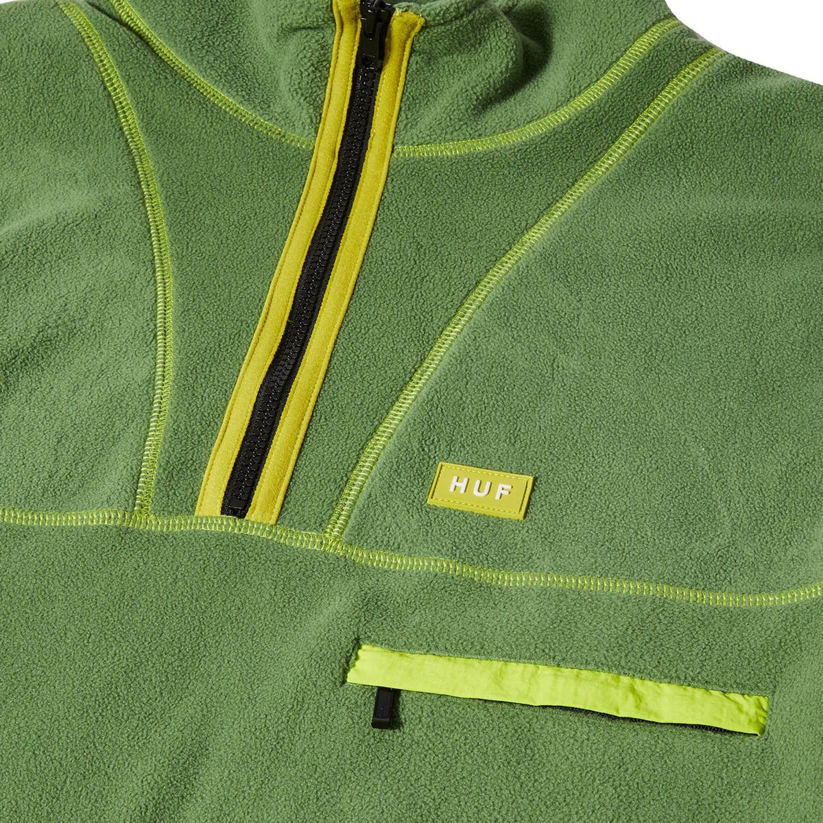 huf felpe ELYSIAN QUARTER ZIP FLEECE