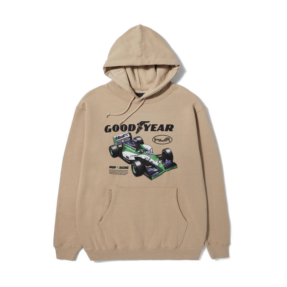 huf felpe FINAL LAP P O HOODIE