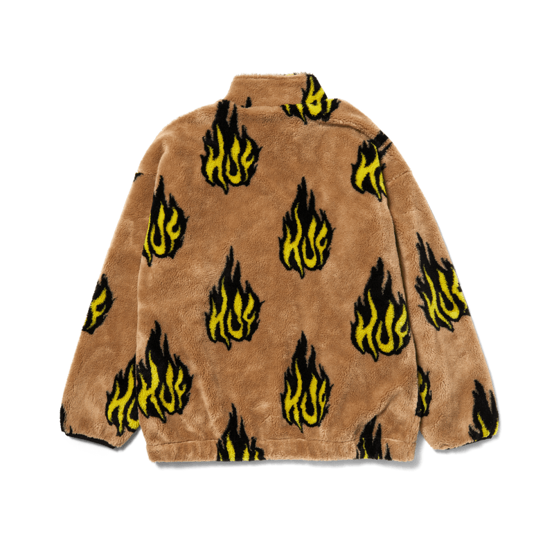 huf felpe FLAMIN ZIP SHERPA FLEECE