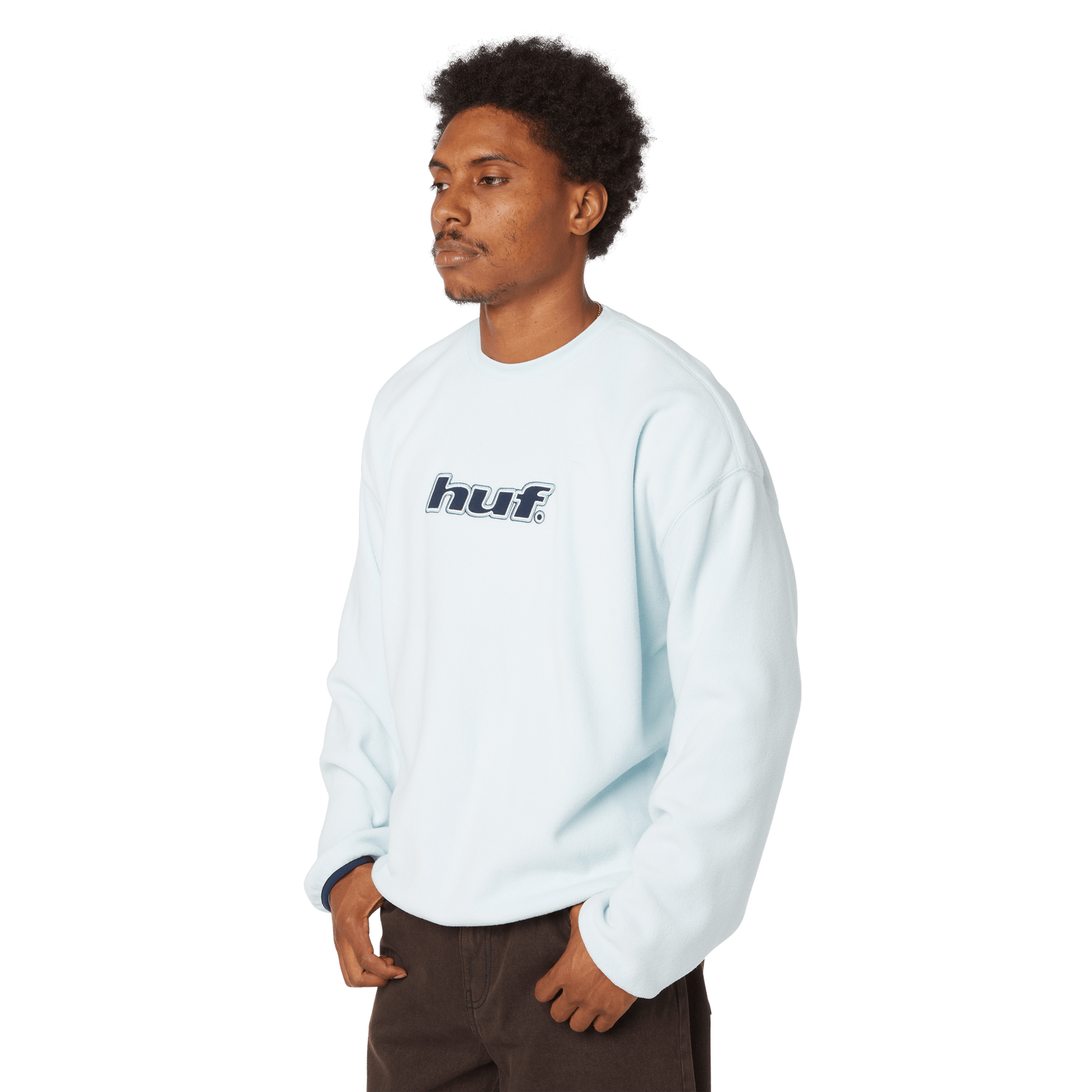 huf felpe H Dot Polar Fleece Crewneck