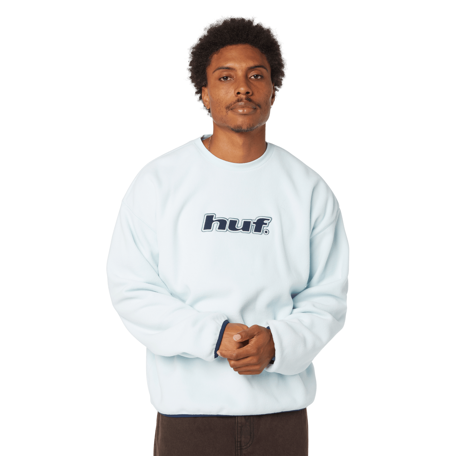 huf felpe H Dot Polar Fleece Crewneck