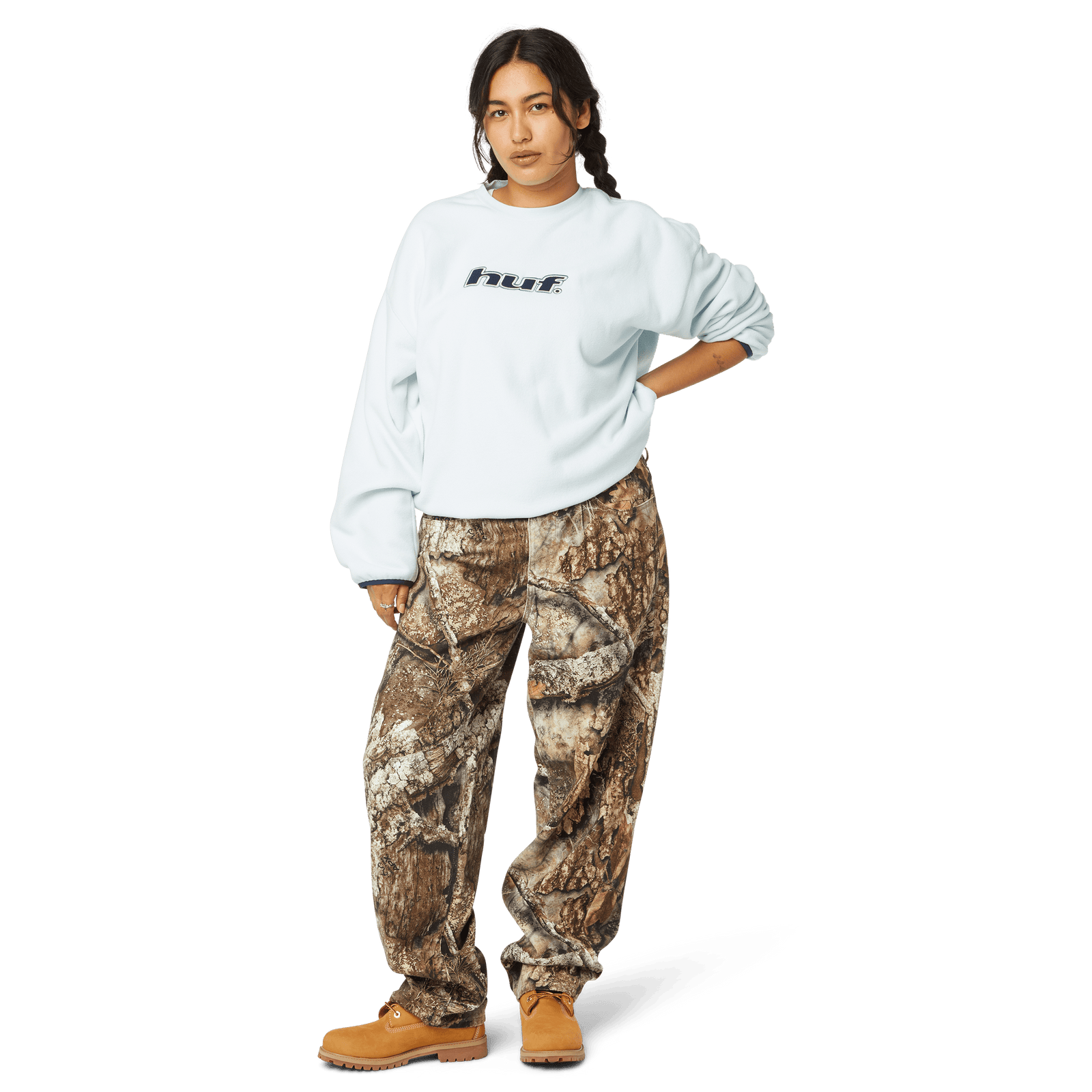 huf felpe H Dot Polar Fleece Crewneck