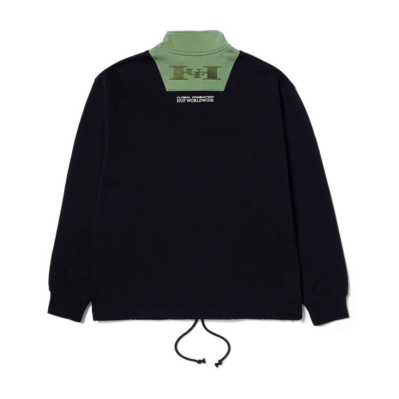 huf felpe HARRISON 1 4 ZIP FLEECE