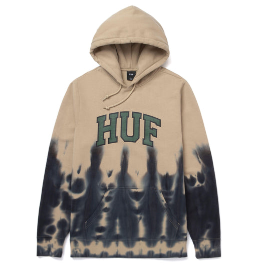 huf HARTFORD TIEDYE P/O HOODIE - TAN foto 1