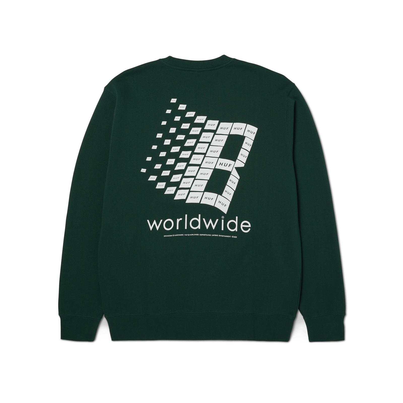 huf felpe Huf X Bronze Crewneck