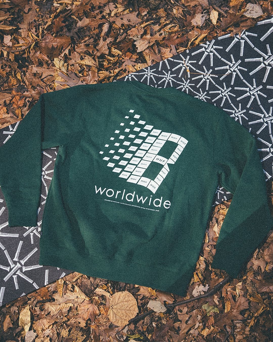 huf felpe Huf X Bronze Crewneck