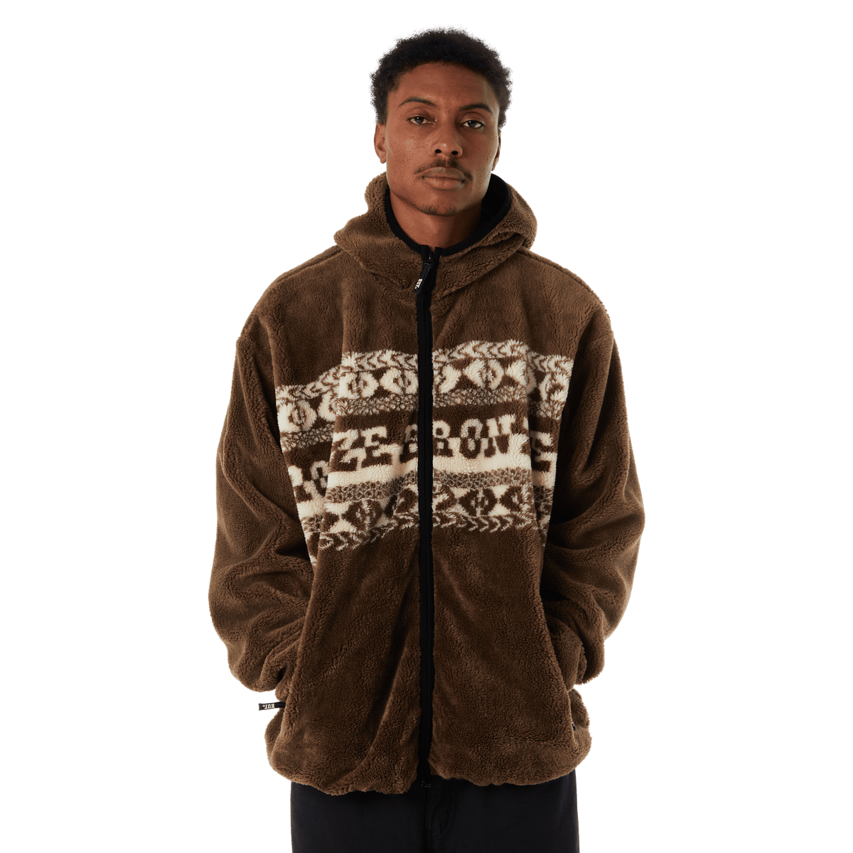 huf felpe Huf X Bronze High Pile F Z Fleece