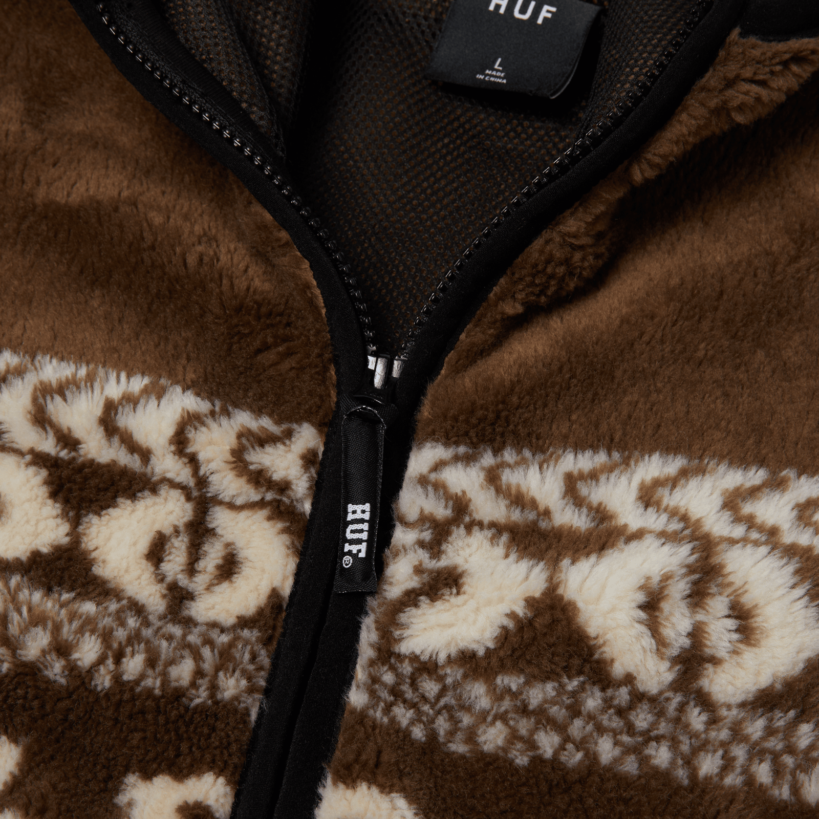 huf felpe Huf X Bronze High Pile F Z Fleece