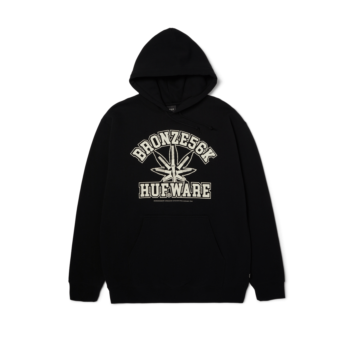 huf felpe Huf X Bronze Plantware P O Hoodie