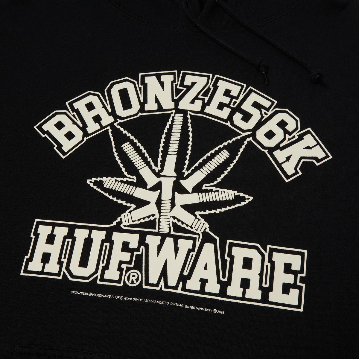 huf felpe Huf X Bronze Plantware P O Hoodie