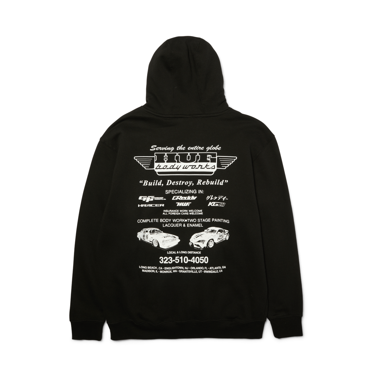 huf felpe Huf X Greddy Body Works P O Hoodie