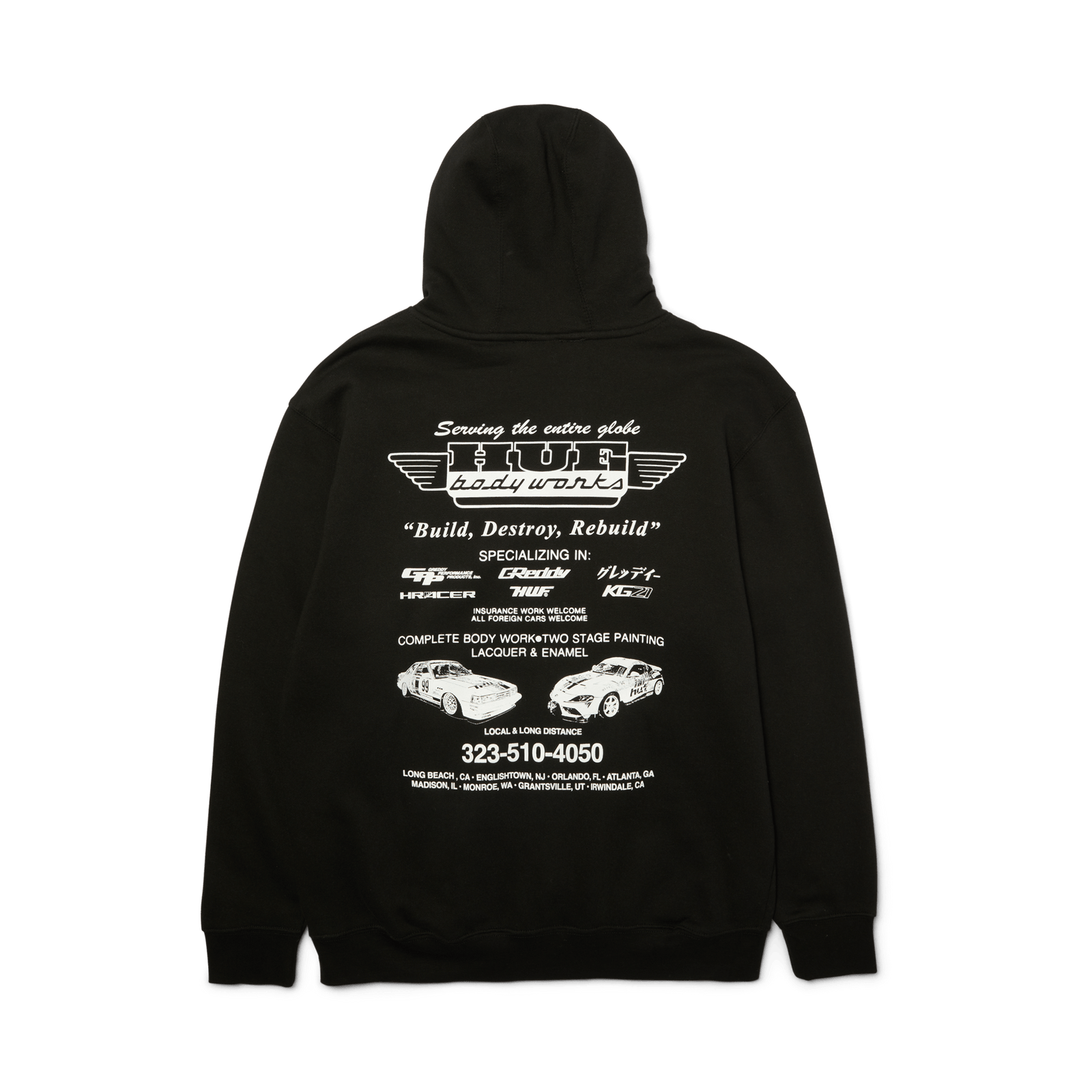 huf felpe Huf X Greddy Body Works P O Hoodie