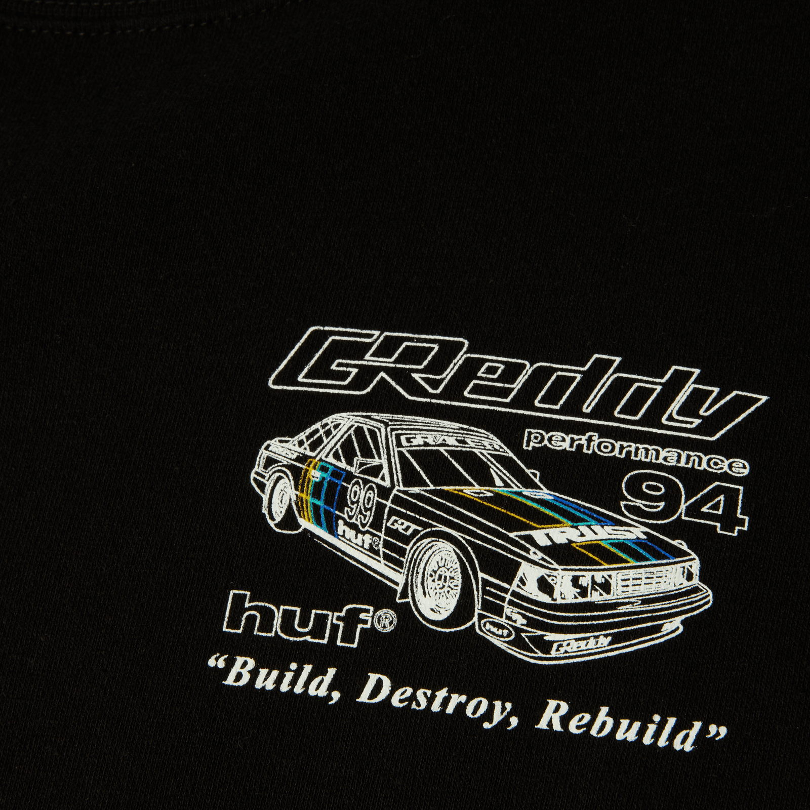 huf felpe Huf X Greddy Retro Mod Crew