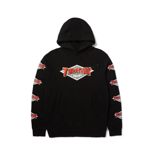 felpe huf HUF X THRASHER LOGO PO HOODIE