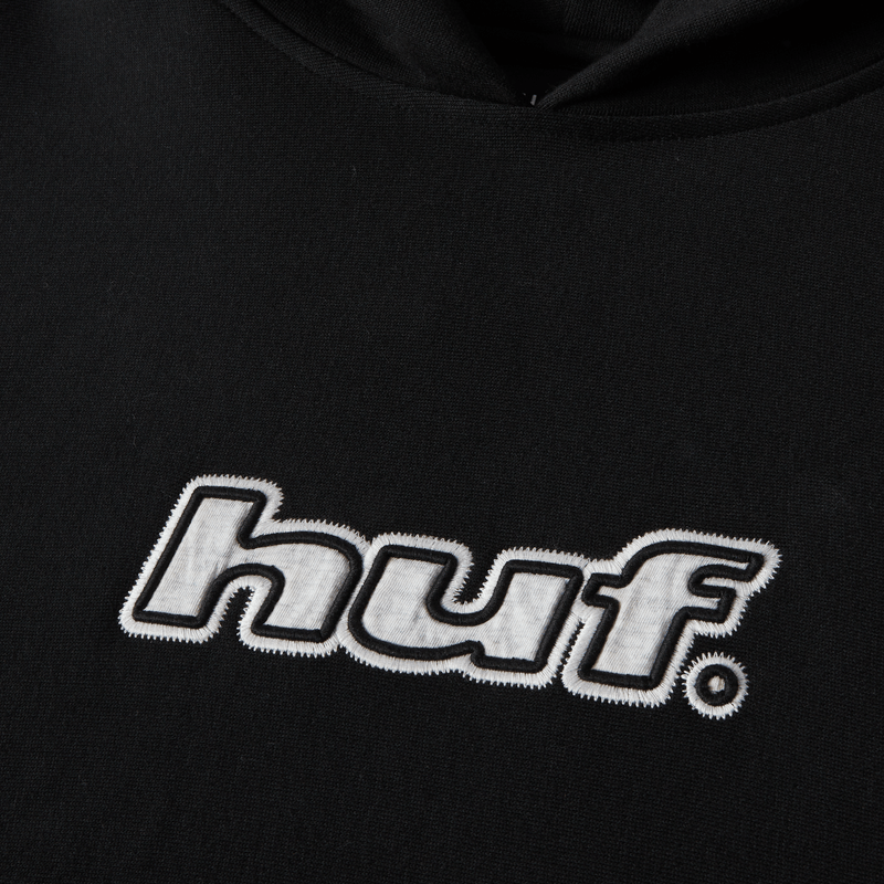 huf felpe Logo Applique Hooded Fleece
