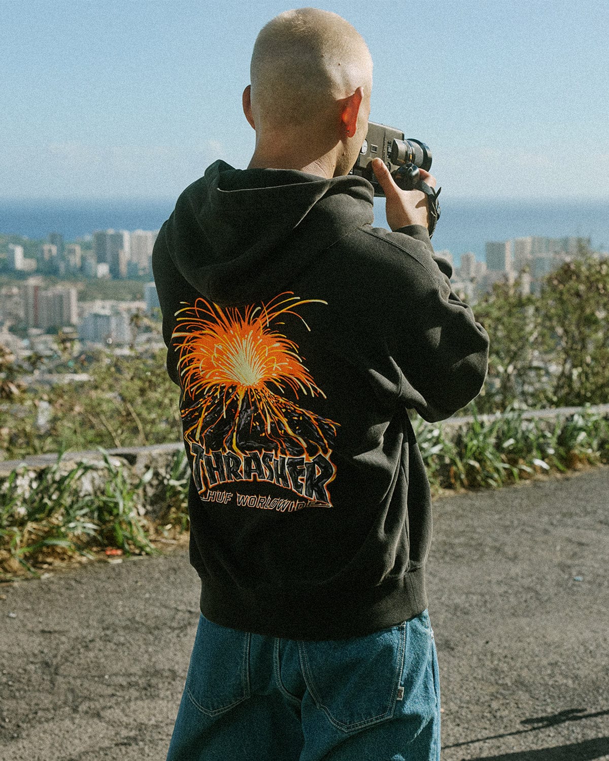huf felpe Meltdown Heavyweight Hoodie
