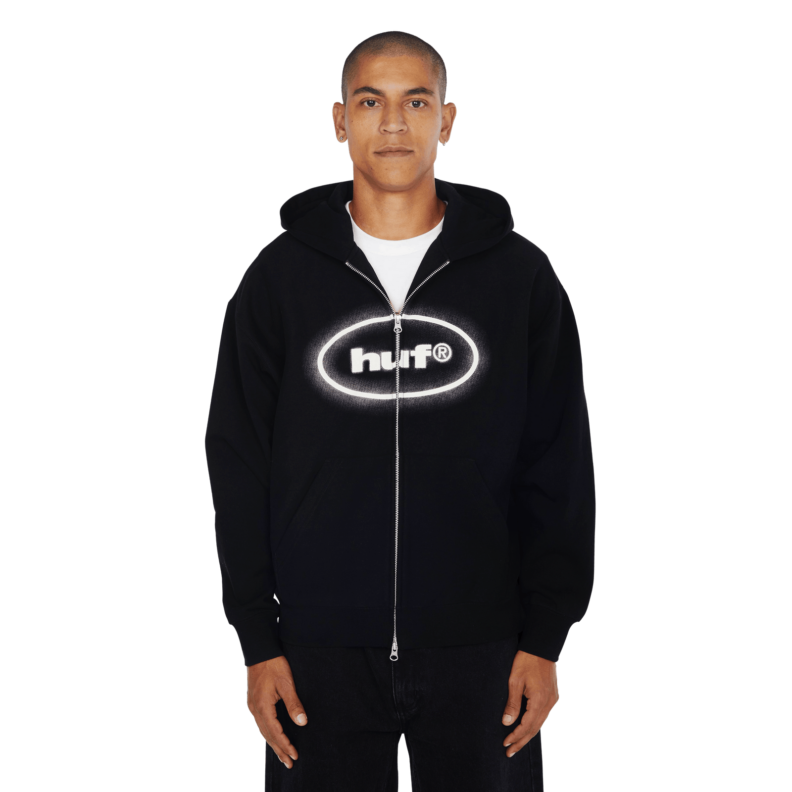 huf felpe Mickey Spray Fz Hoodie