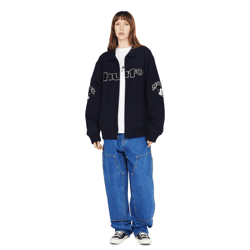 huf felpe Mickey Spray Fz Hoodie