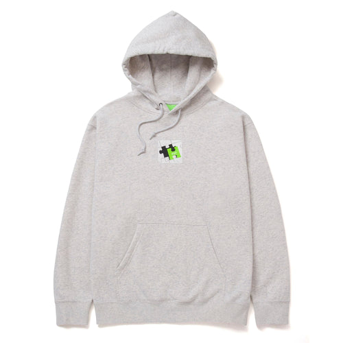 felpe huf MIS-FIT P/O HOODIE - ATHLETIC HEATHER