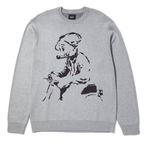 felpe huf MOUSE INTARSIA SWEATER