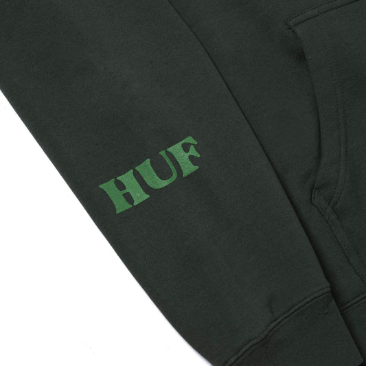 huf OPPOSITE OF LOW P/O HOODIE - FOREST GREEN foto 3