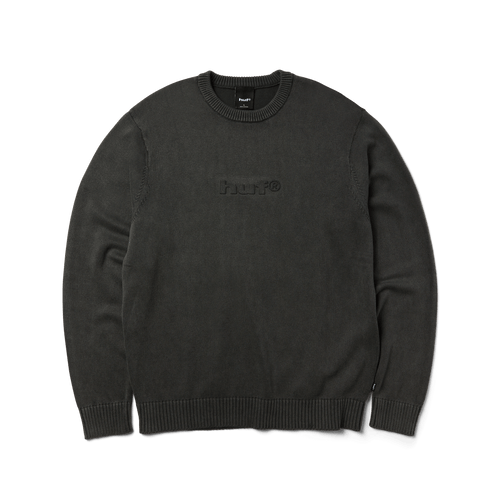 felpe huf PACIFIC WASH EMBOSSED CREWNECK