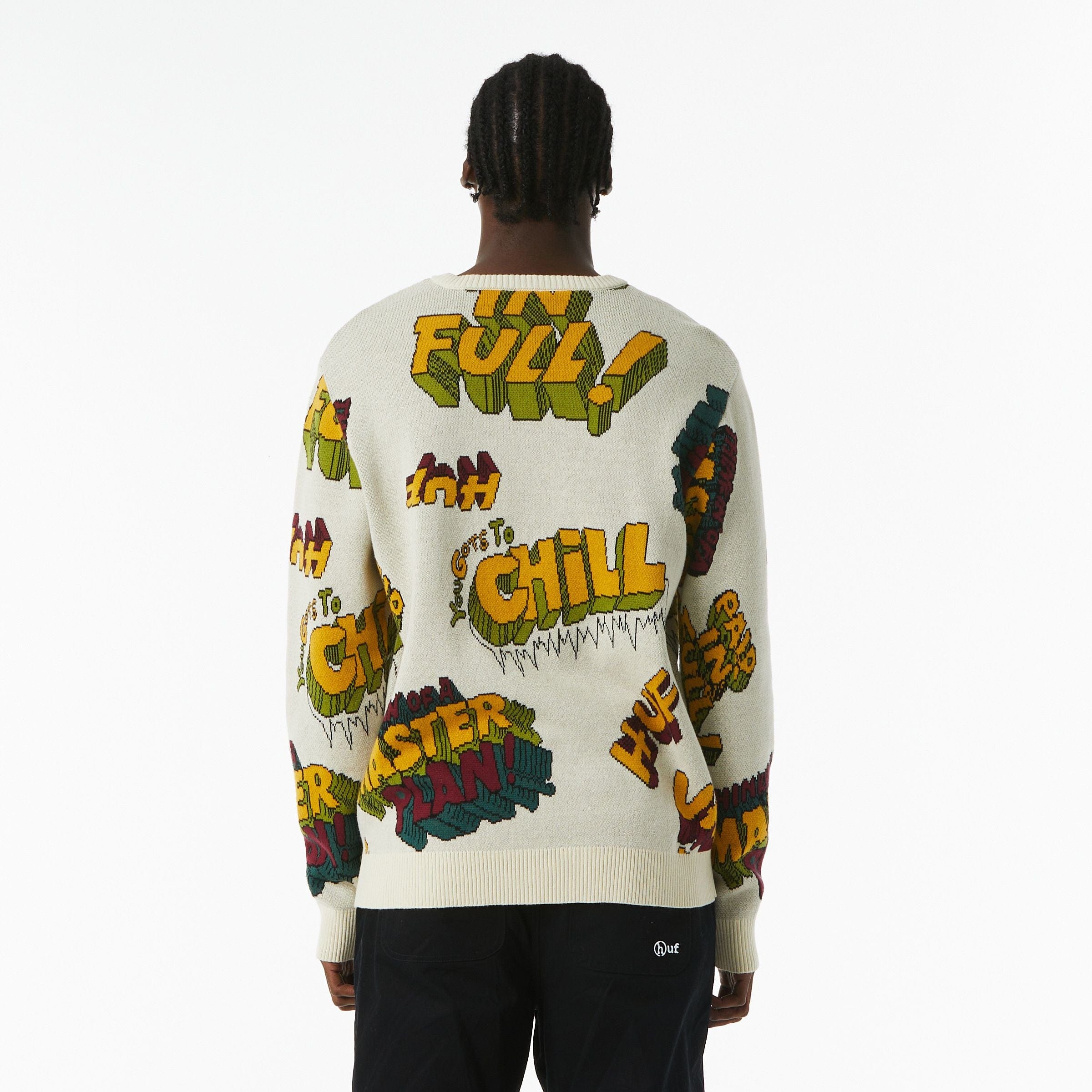 Huf | felpe PAID IN FULL CREWNECK SWEATER