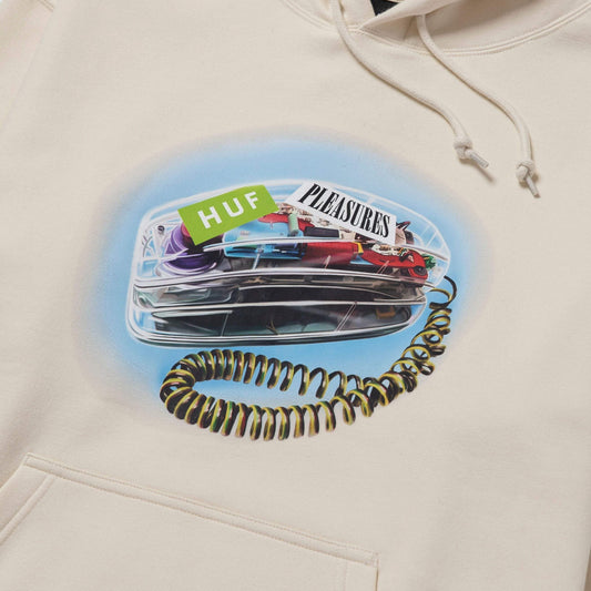huf PARTY LINE P/O HOODIE - NATURAL foto 2