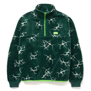 QUAKE SHERPA 1/4 ZIP - FOREST GREEN