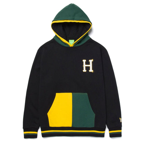 felpe huf SIDELINE P/O HOODIE - BLACK