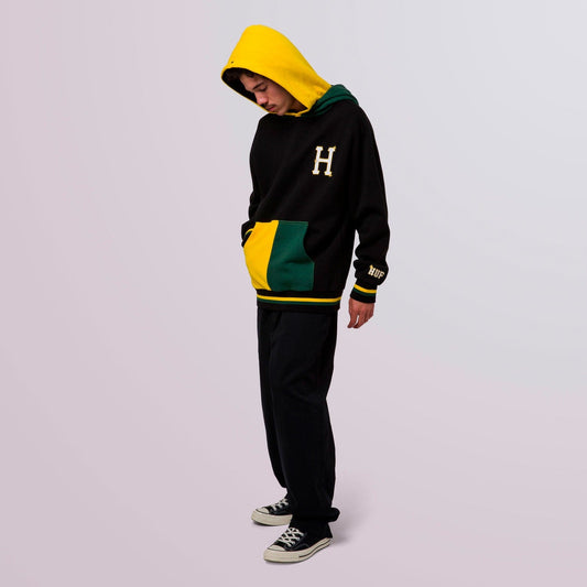 huf SIDELINE P/O HOODIE - BLACK foto 12