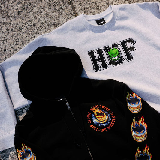 huf Spitfire Chrome Head Full Zip Hoodie foto 7