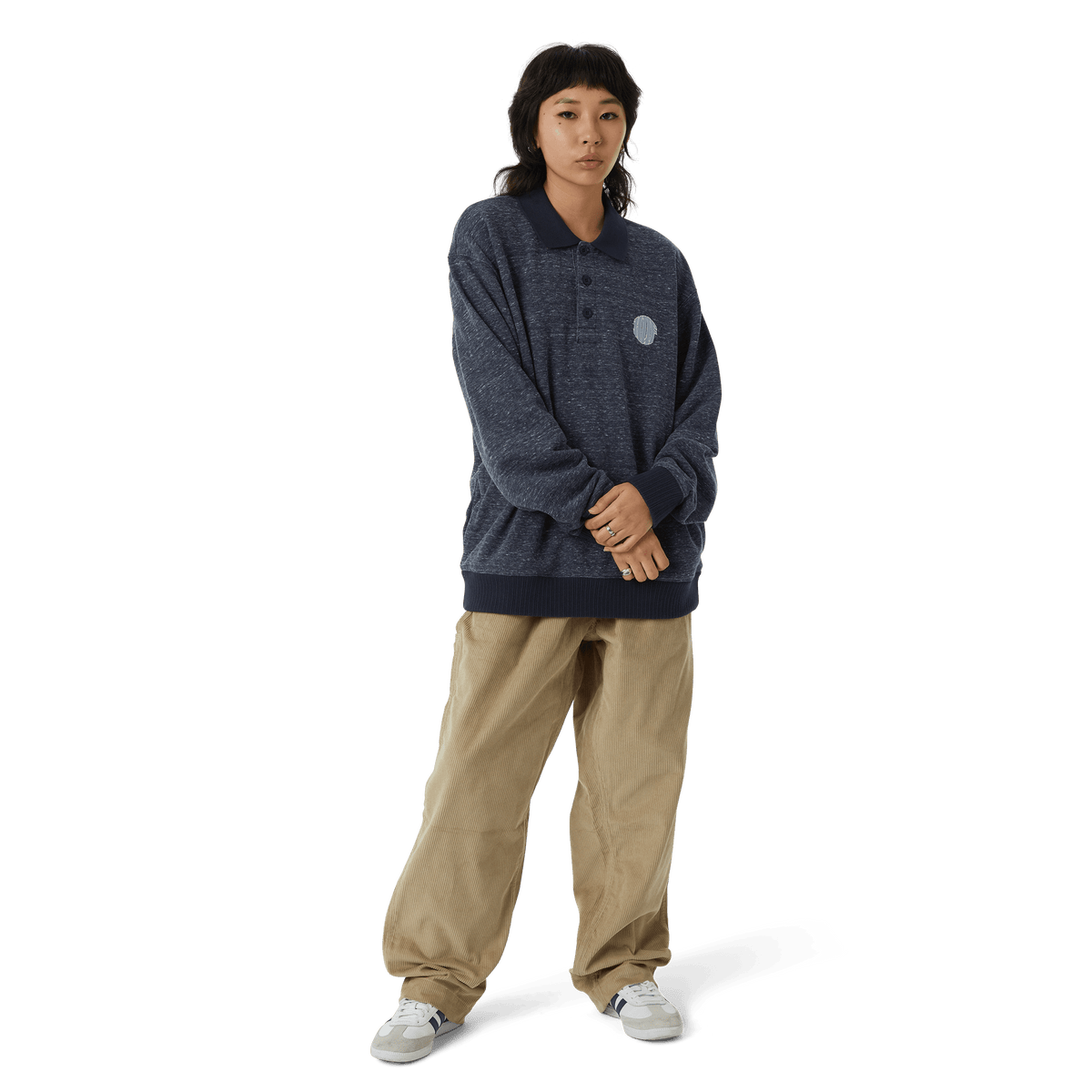 huf felpe WINSTON POLO FLEECE