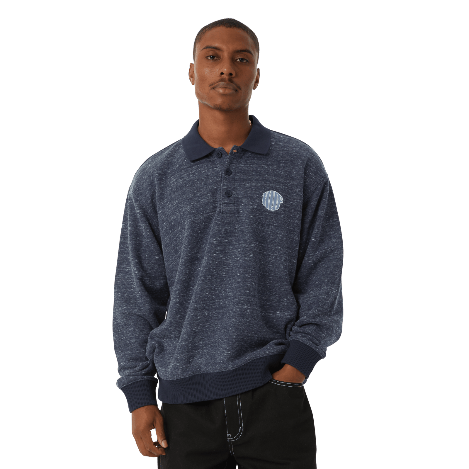 huf felpe WINSTON POLO FLEECE