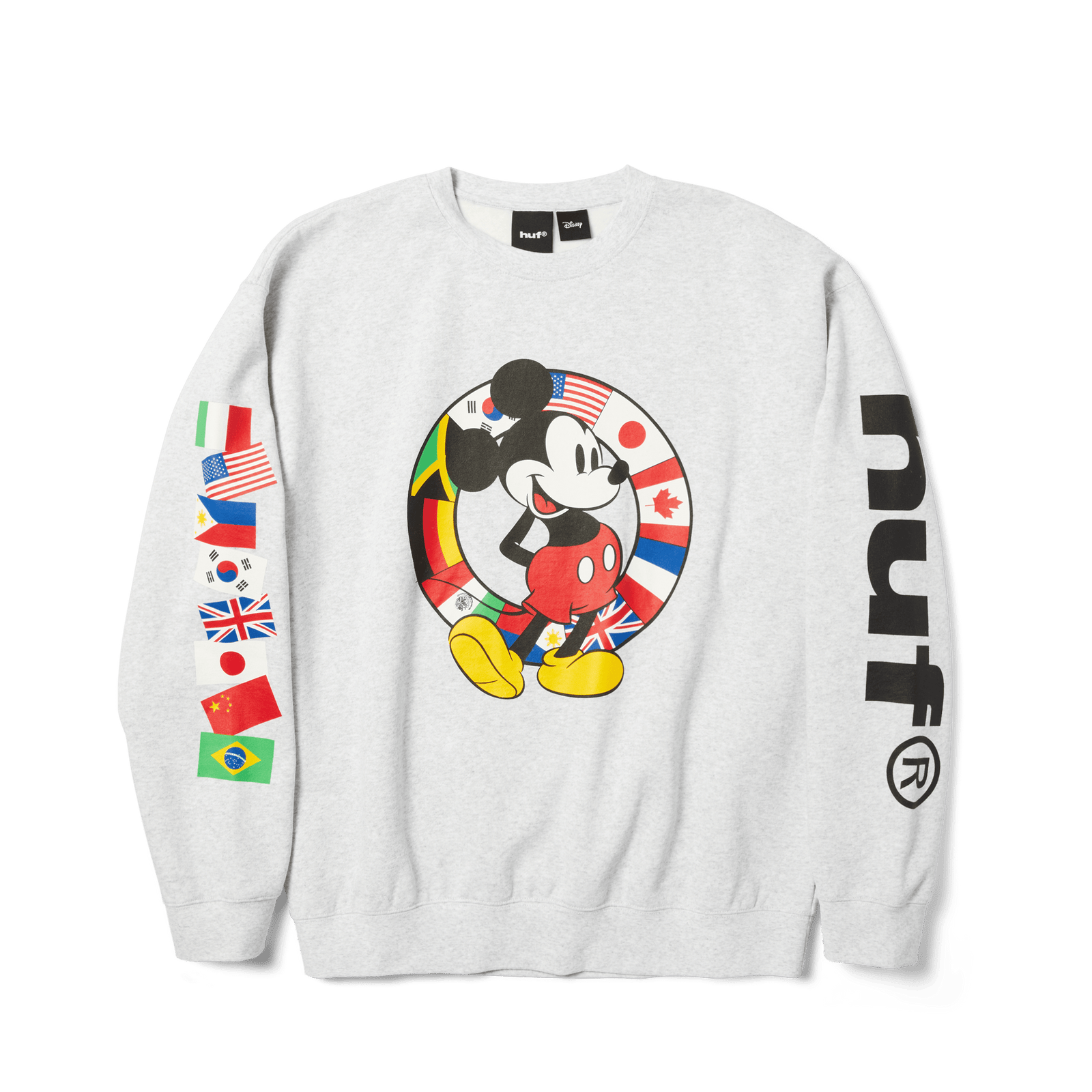 huf felpe Worldwide Tour Crewneck