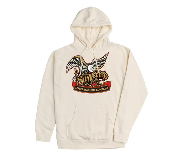 felpe loser machine CUTLASS STOCK PULLOVER FLEECE - BONE