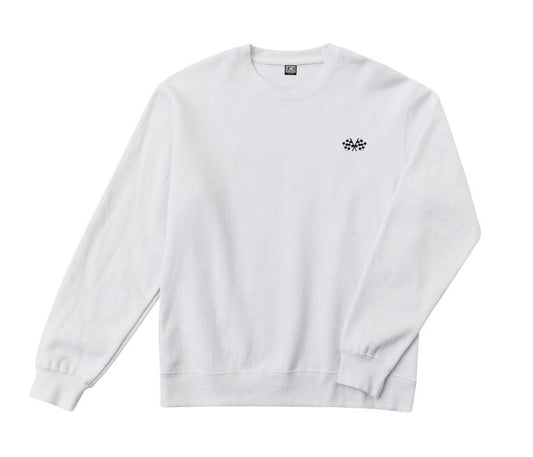 loser machine Daytona Wicking Crew Fleece White foto 2