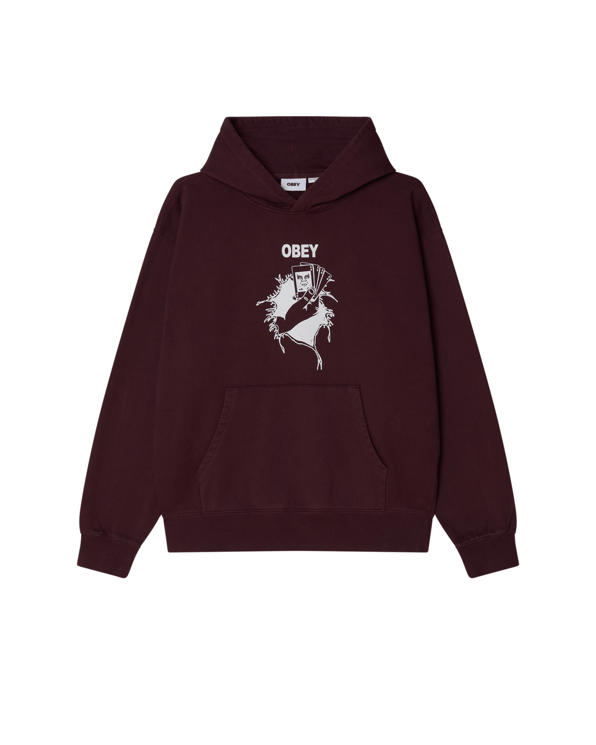 obey felpe Bad Seeds Faded Hood Fleece