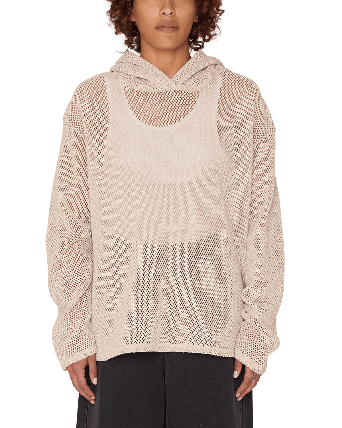obey felpe Billy Mesh Hood Ls