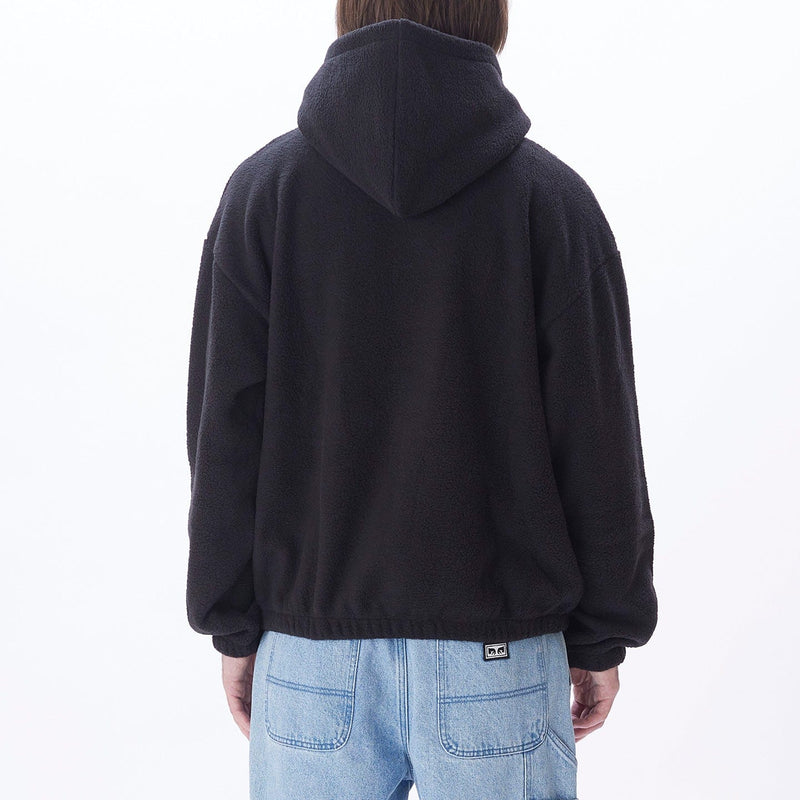 obey felpe BOLD POLAR FLEECE HOOD