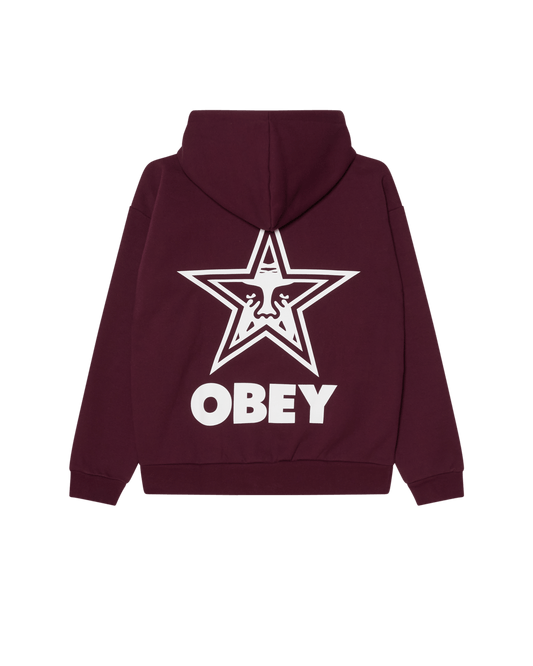 obey Bold Star Extra Heavy Hood Fleece foto 1