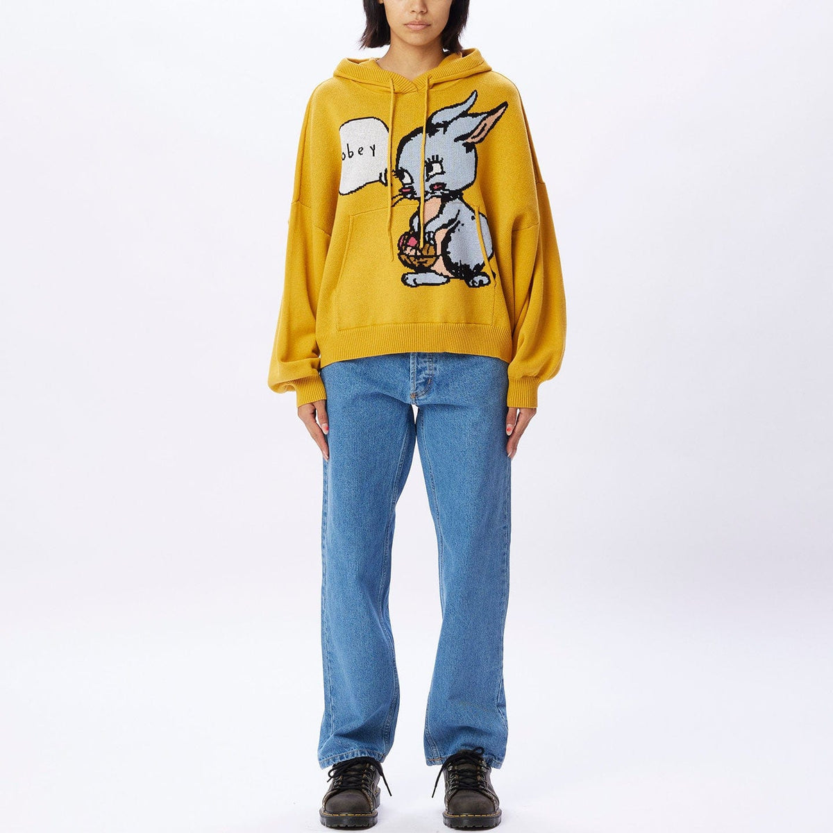 obey felpe BUNNY SWEATER HOOD