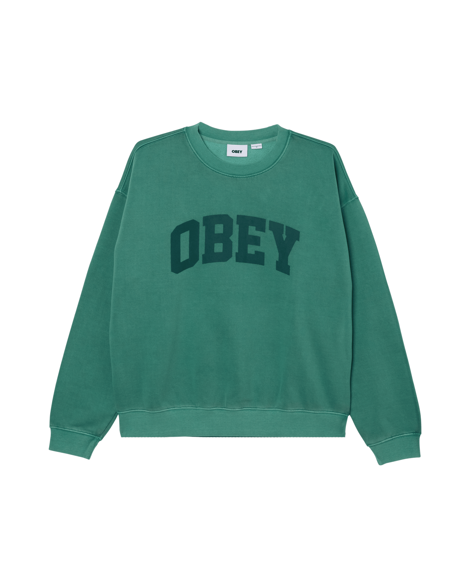 obey felpe Collegiate Pigment Crew Fleece
