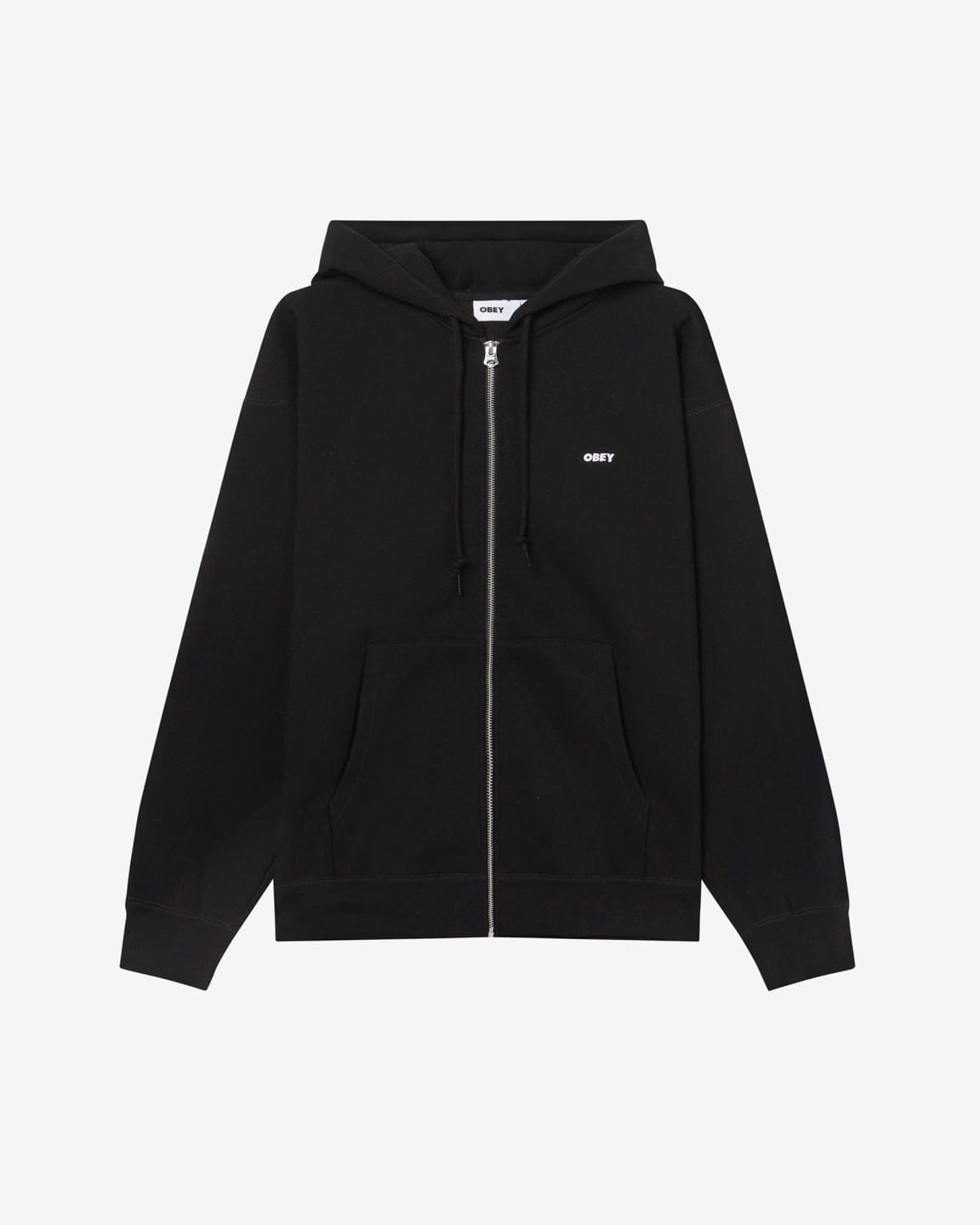 obey felpe Established Works Bold Zip Hood Ii Fleece